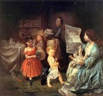 century 19th paintings spencer american war martin america role spirit renaissance lilly genre painting children woman during 19c 1822 1902